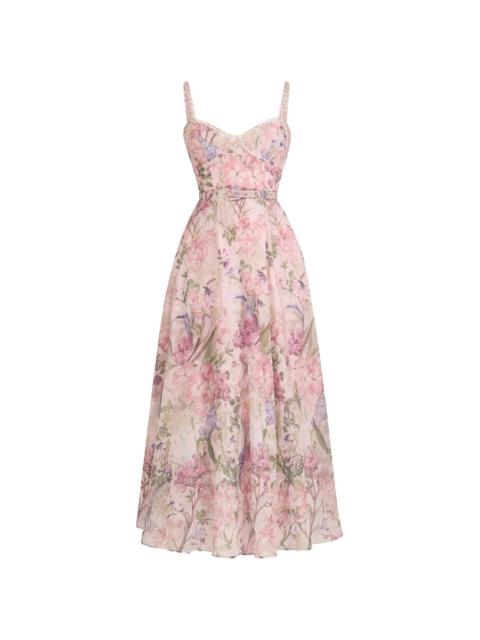 Charo Ruiz Iraso Floral-lace Midi Dress