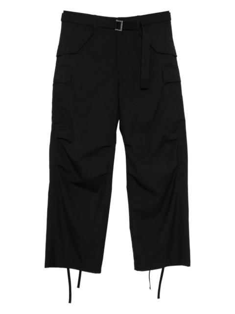 belted cargo pants