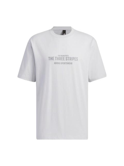 adidas Verbiage T-Shirts 'Grey' IP3930