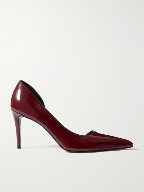 Jett patent-leather pumps Red