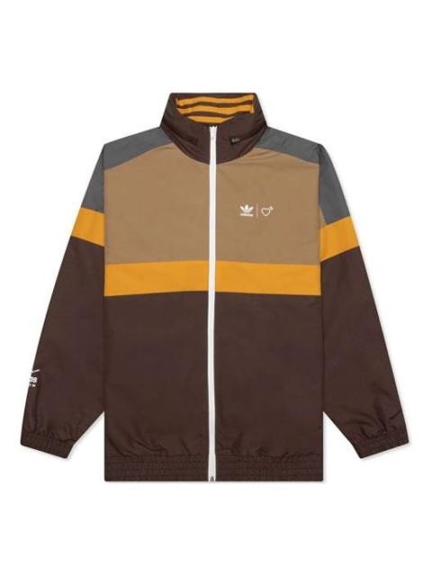 Adidas x Human Made Windbreaker 'Brown' HA9998