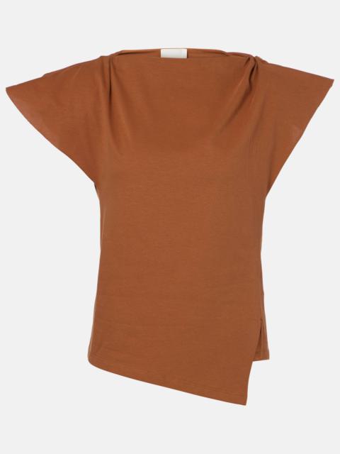 Sebani asymmetric cotton T-shirt