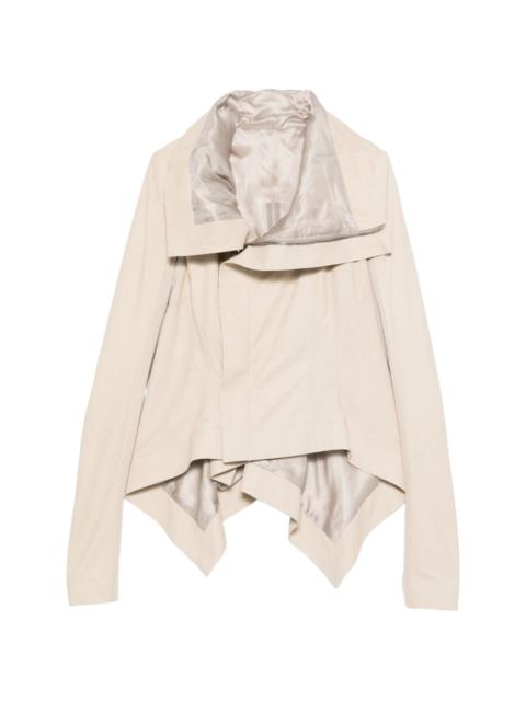 asymmetric zip jacket