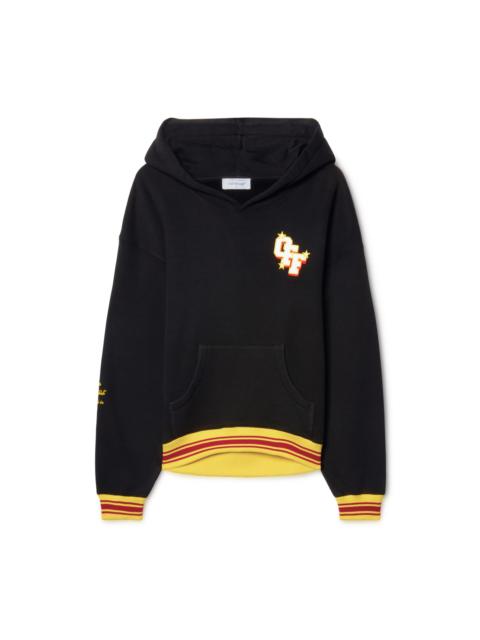 Black College Over Hoodie