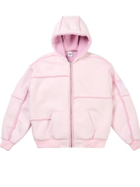 PATCH ME UP SHEARLING JACKET SWEET PINK