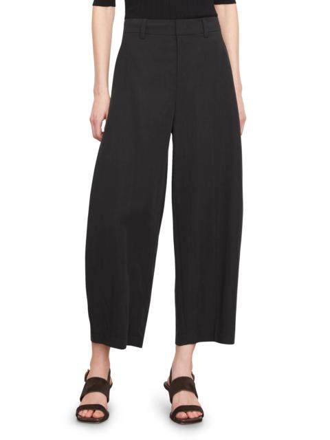 Cropped TENCEL Lyocell-blend straight-leg pants