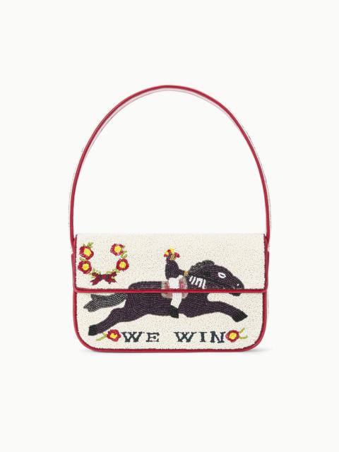 STAUD TOMMY BEADED BAG DERBY