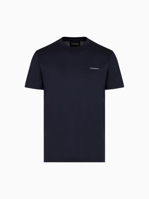 Lyocell-blend jersey T-shirt with ASV micro logo lettering