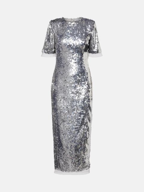 Embellished midi dress