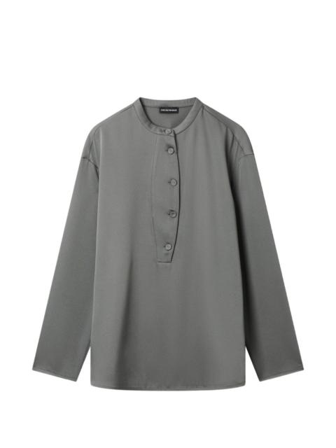 button-fastening blouse