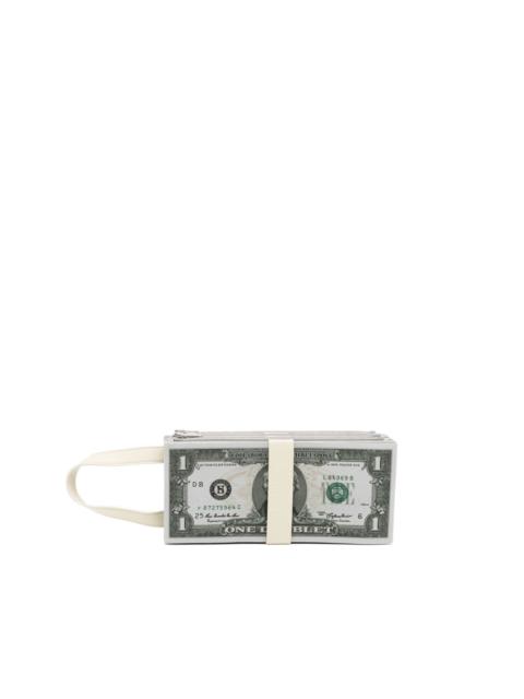 cash-stack clutch bag