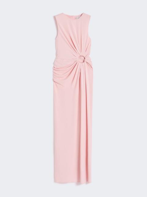 Sleeveless stretch jersey dress - pink