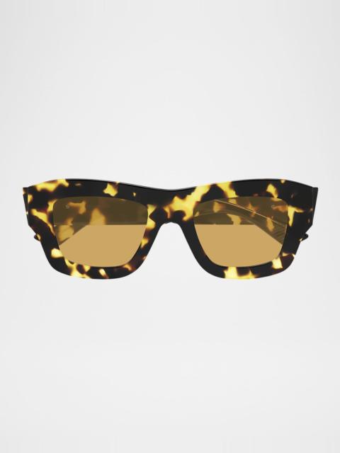 BV1357S Acetate Rectangle Sunglasses