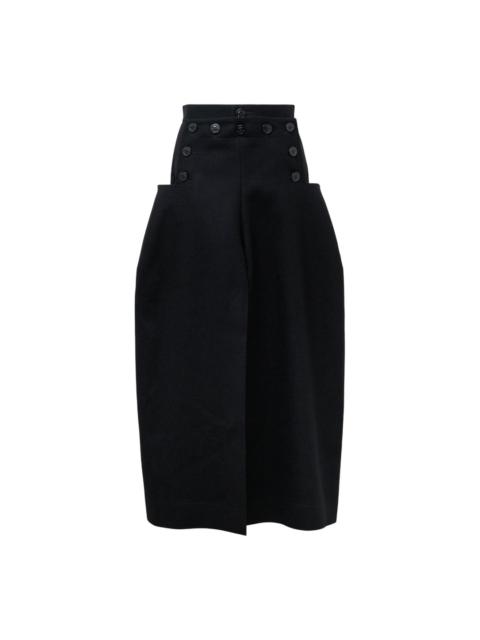 Wool Melton Skirt