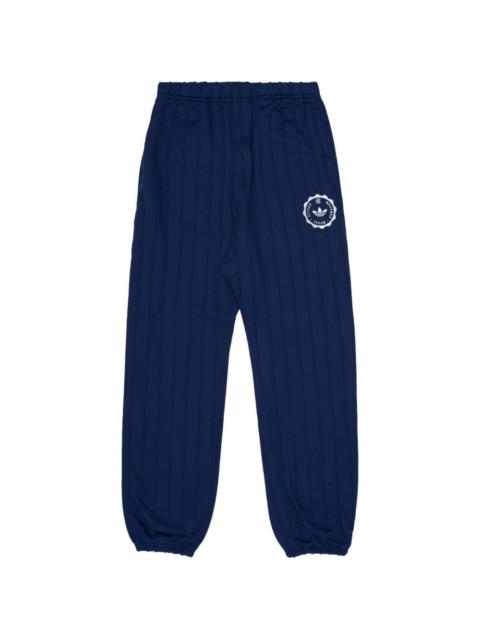 x CLOT by Edison Chen ribbed badge trousers