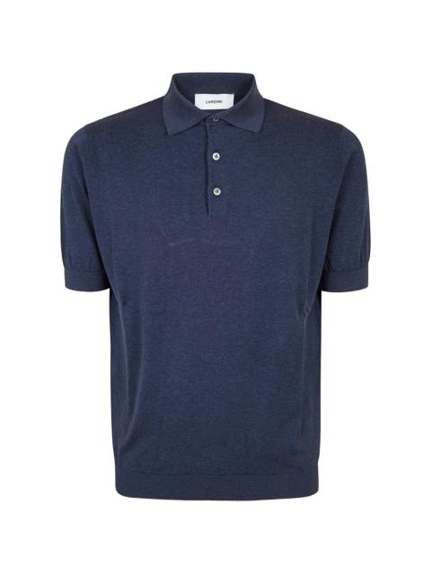 short-sleeve cotton polo shirt