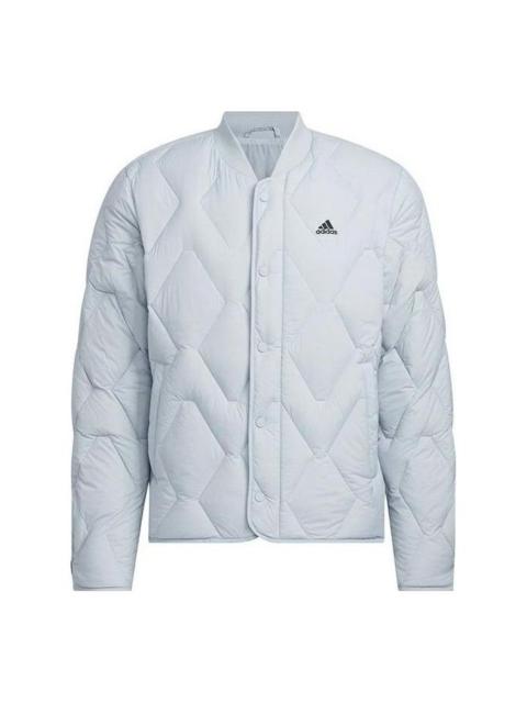 adidas Regular Varsity Down Jacket 'White' IX7084