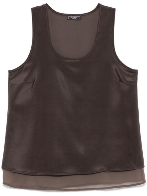satined tank top