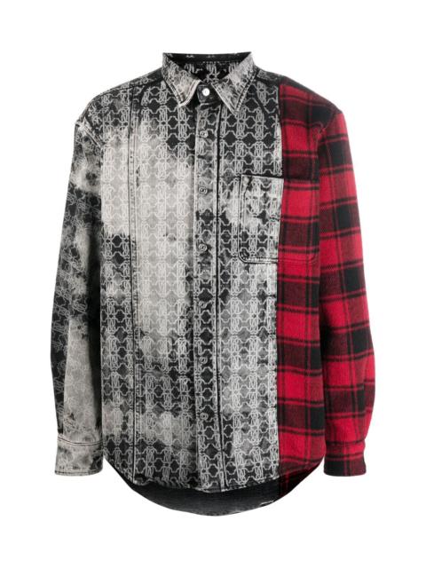 LONG-SLEEVED PATCHWORK SHIRT