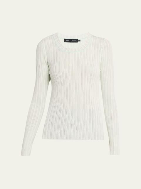 Fedda Ribbed Wool Top