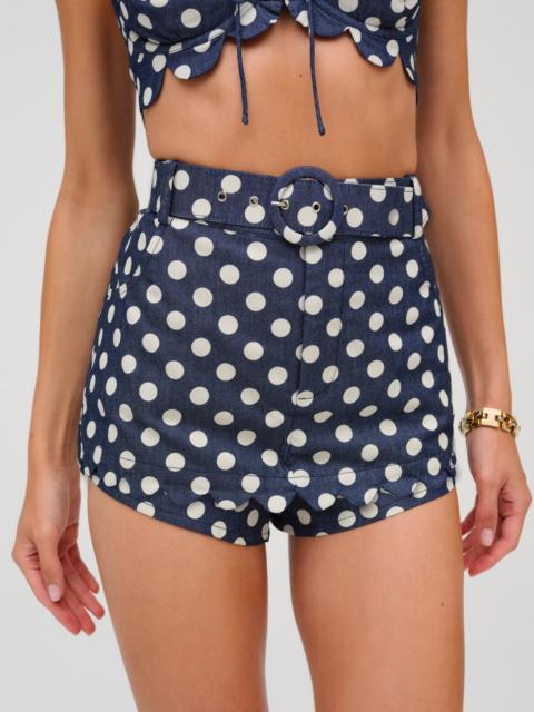 Dolly Denim Dot Skort
