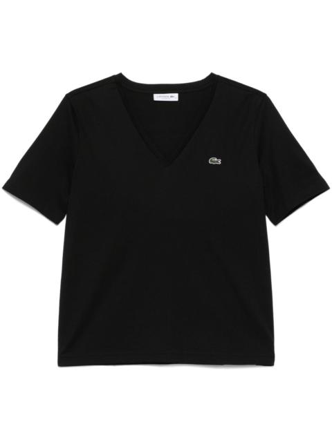 cotton V-neck T-shirt