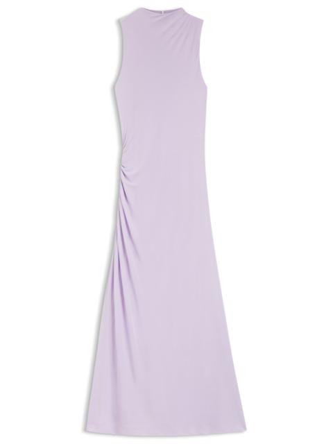 SLIM-FIT JERSEY DRESS WITH GATHERED DETAILS