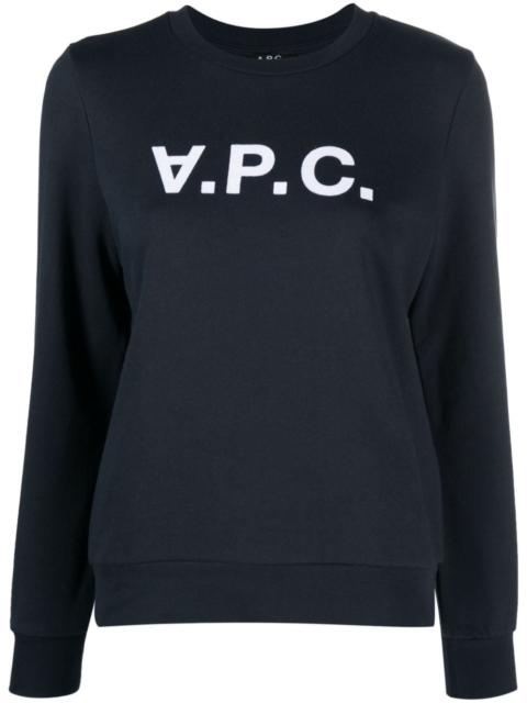 VPC logo-print cotton sweatshirt