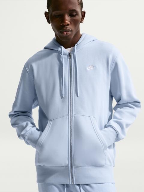Nike Club Men's Full-Zip Fleece Hoodie