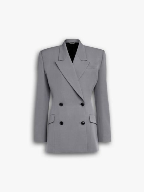 WOOL GABARDINE TAILORED JACKET