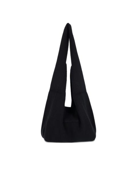 Sol ribbed-knit shoulder bag