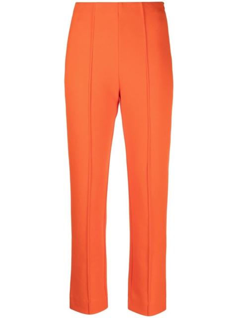 mid-rise cropped trousers