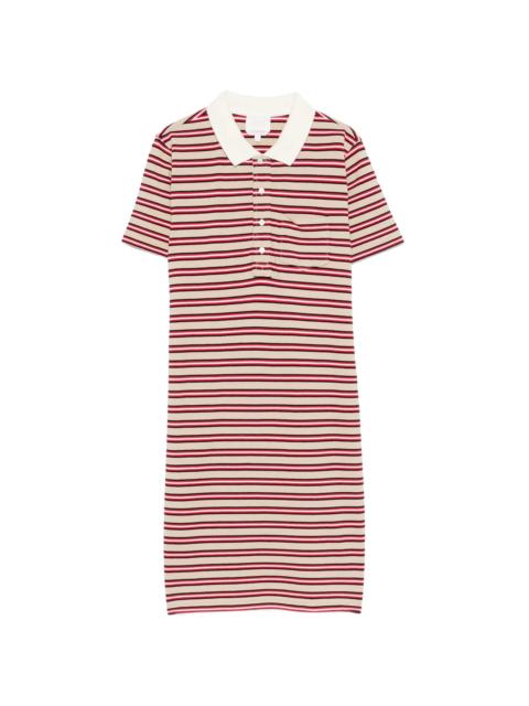 A.p.c. Striped Pocket Mini Dress