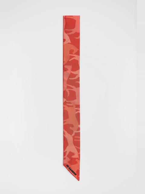 Horse Printed Silk Twilly