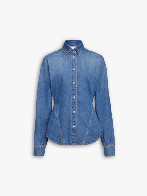 ROUND DENIM SHIRT