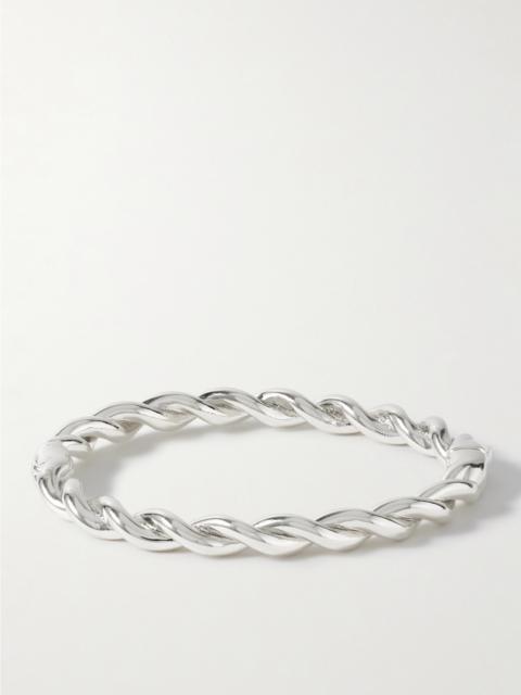 The Rope Chain Silver-tone Bracelet