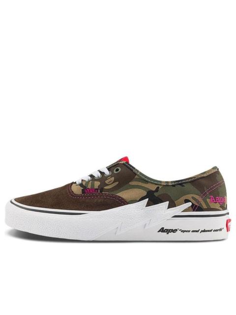 Vans Authentic x Aape 'Bolt Green Camo' VN000BWCCMA