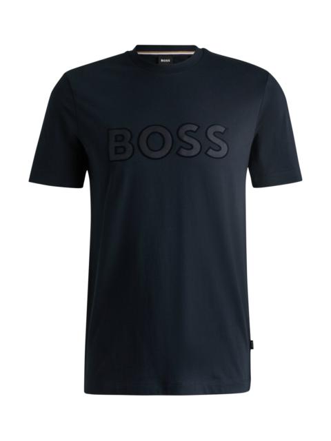 COTTON-JERSEY REGULAR-FIT T-SHIRT WITH LOGO DETAIL