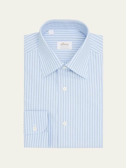 Men's Ventiquattro Cotton Multi-Stripe Dress Shirt