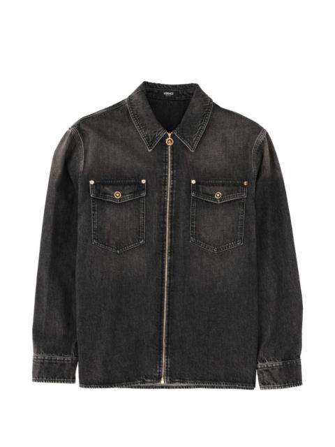 zip-up cotton jacket