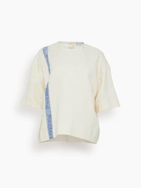 Boxy T-Shirt in Cream