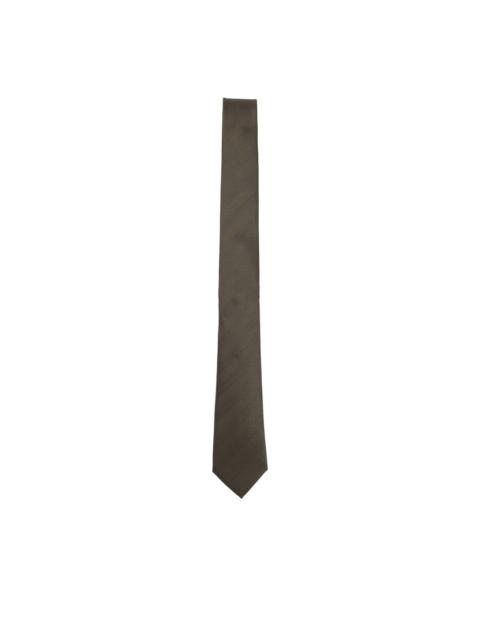 herringbone silk tie