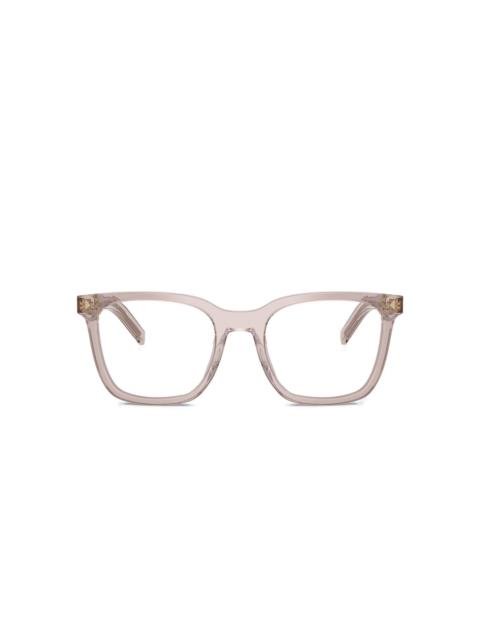 square-framed glasses
