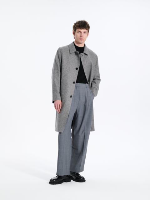 Dunkeld Houndstooth Wool Coat