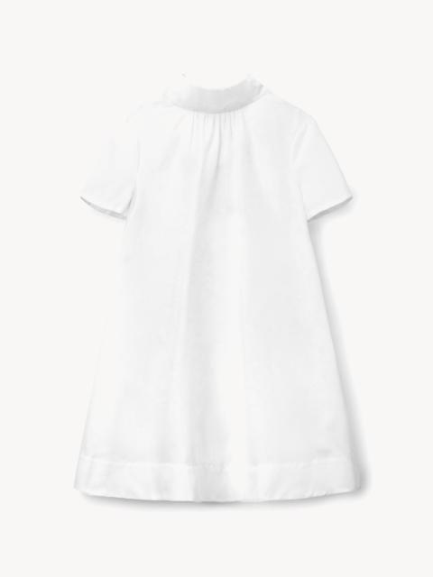 STAUD MINI ILANA DRESS WHITE