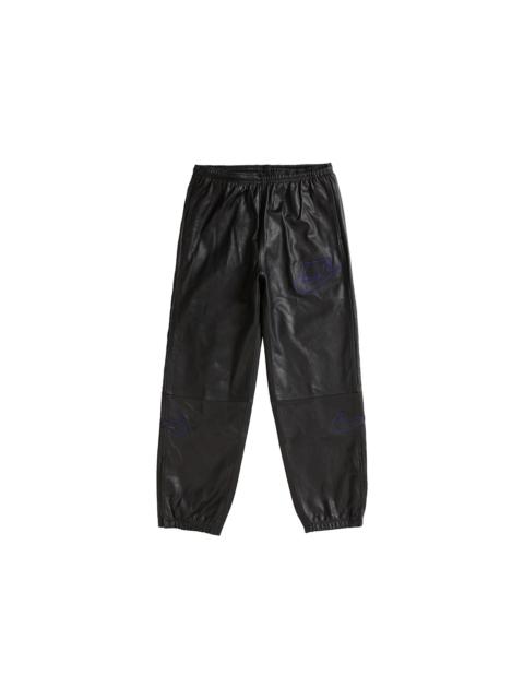 Supreme Nike Leather Warm Up Pant Black