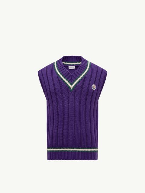 Wool & Cotton V-Neck Vest