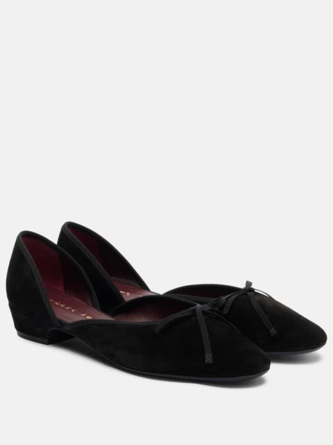 24/7 suede ballet flats