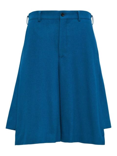 buttoned tailored shorts