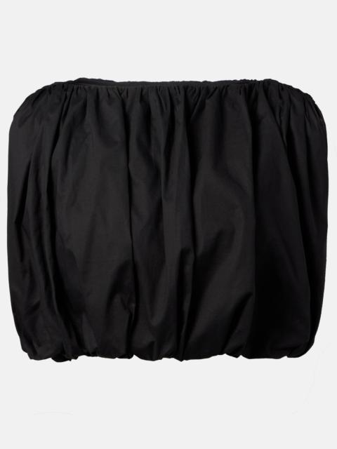 Inamorata cotton-blend crop top